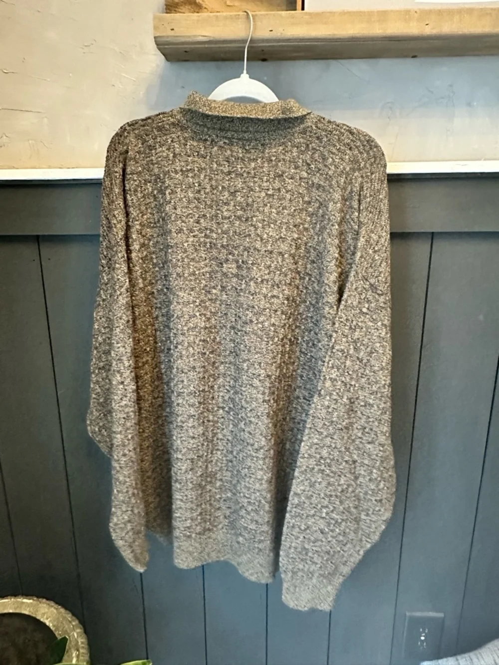 San Mateo Island Vintage‎ Mens XXL Long Sleeve Knit Polo Sweater Textured